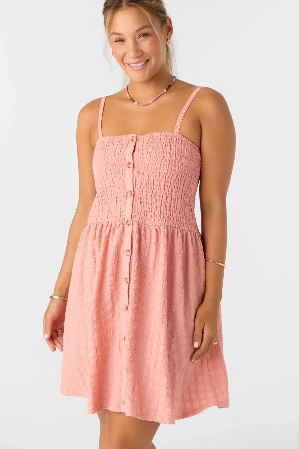 Dresses^O'Neill Leighton Short Dress - | coral haze