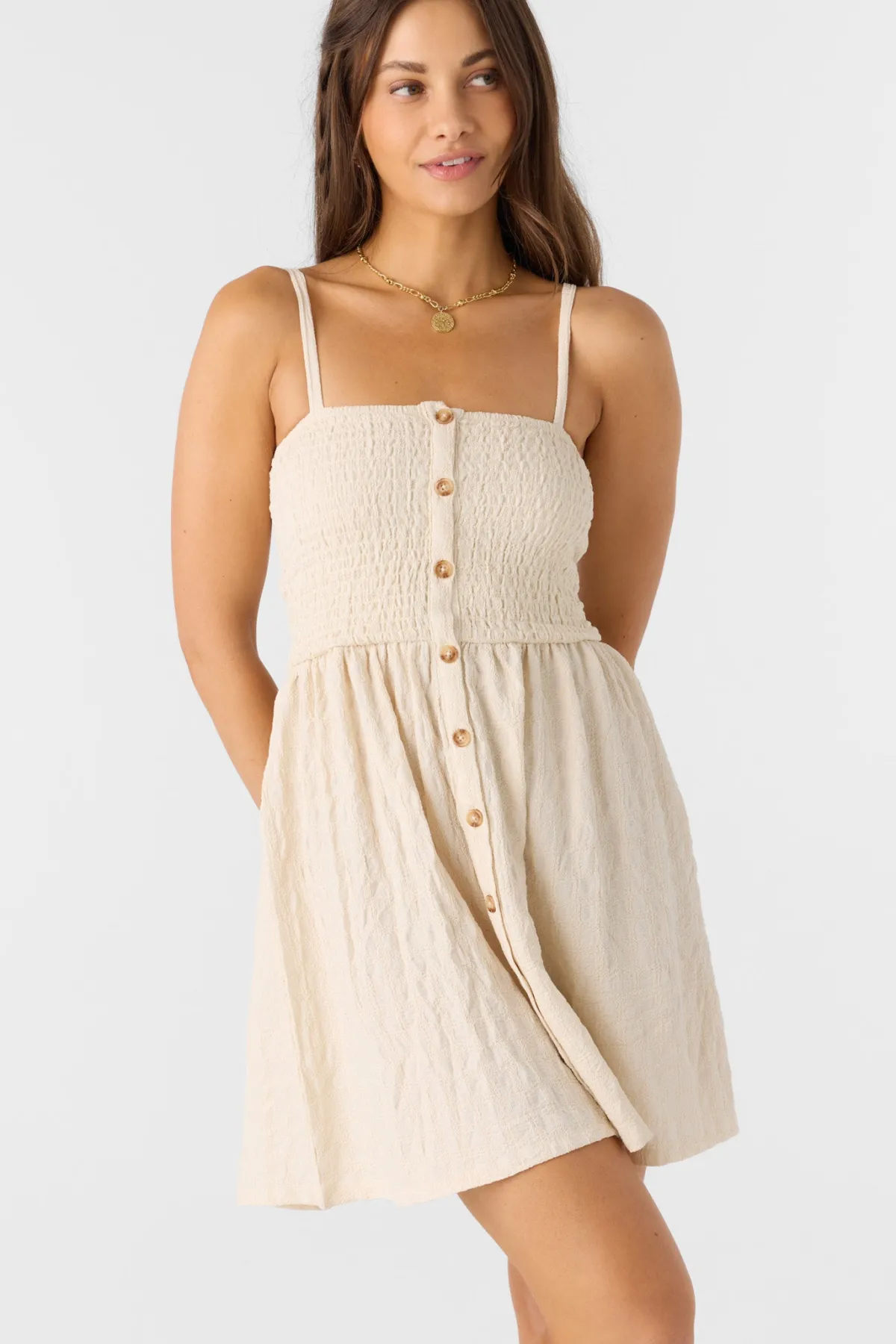 Dresses^O'Neill Leighton Short Dress - | tapioca