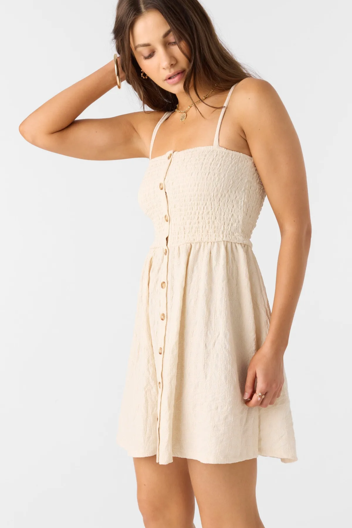 Dresses^O'Neill Leighton Short Dress - | tapioca