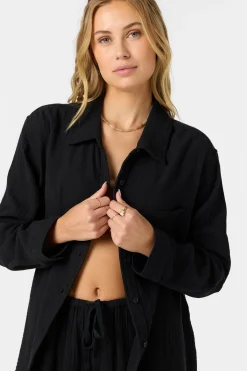 Tops^O'Neill Leni Relaxed Long Sleeve Top - | black