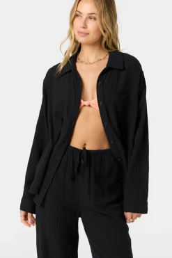Tops^O'Neill Leni Relaxed Long Sleeve Top - | black