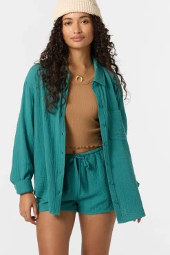 Tops^O'Neill Leni Relaxed Long Sleeve Top - | north sea