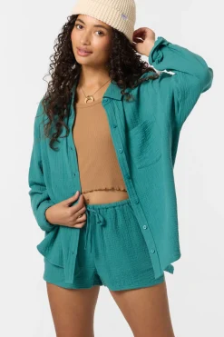 Tops^O'Neill Leni Relaxed Long Sleeve Top - | north sea