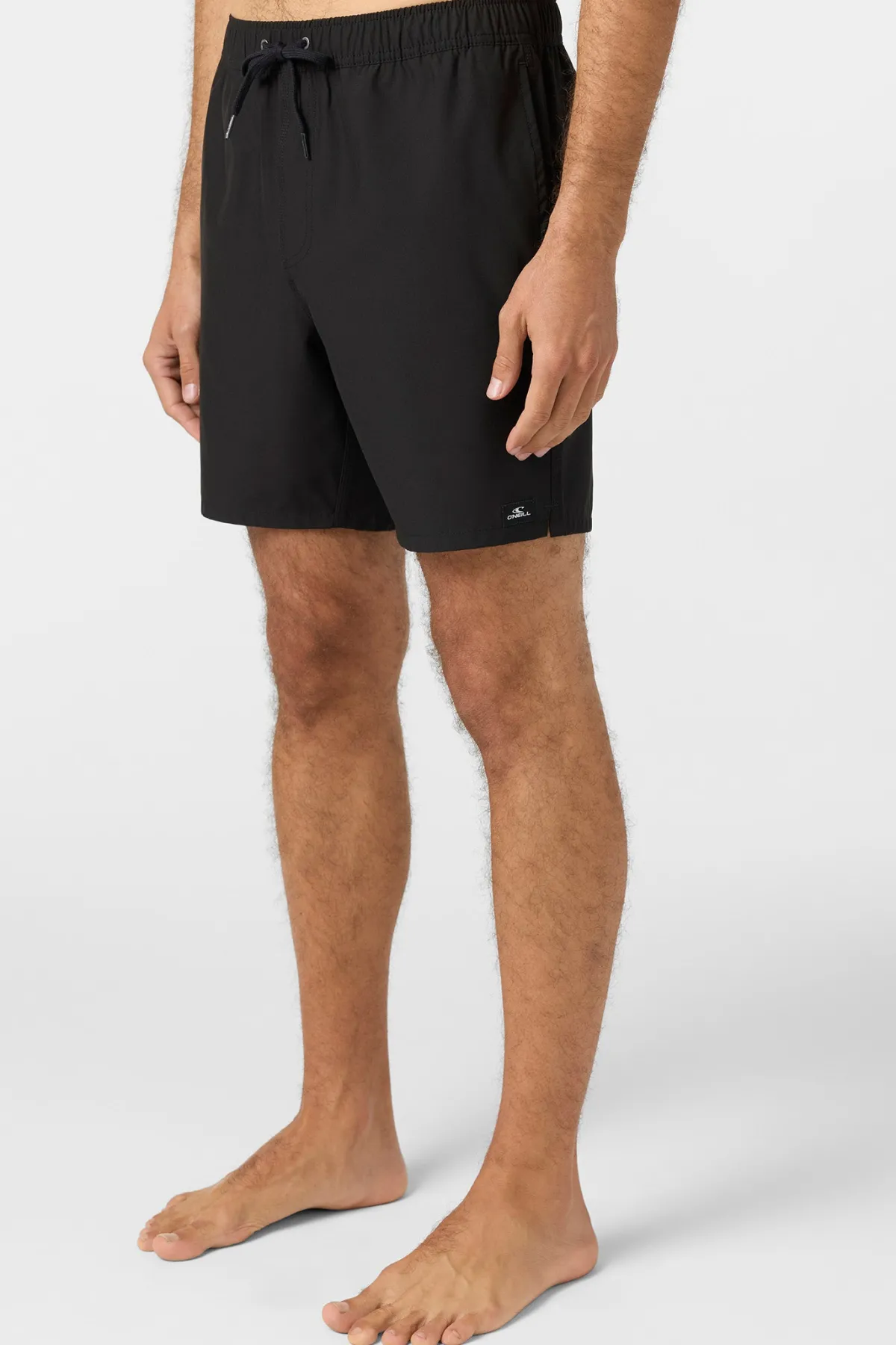 New Arrivals^O'Neill Lennox Hermosa Solid Volley 17" Swim Trunks black