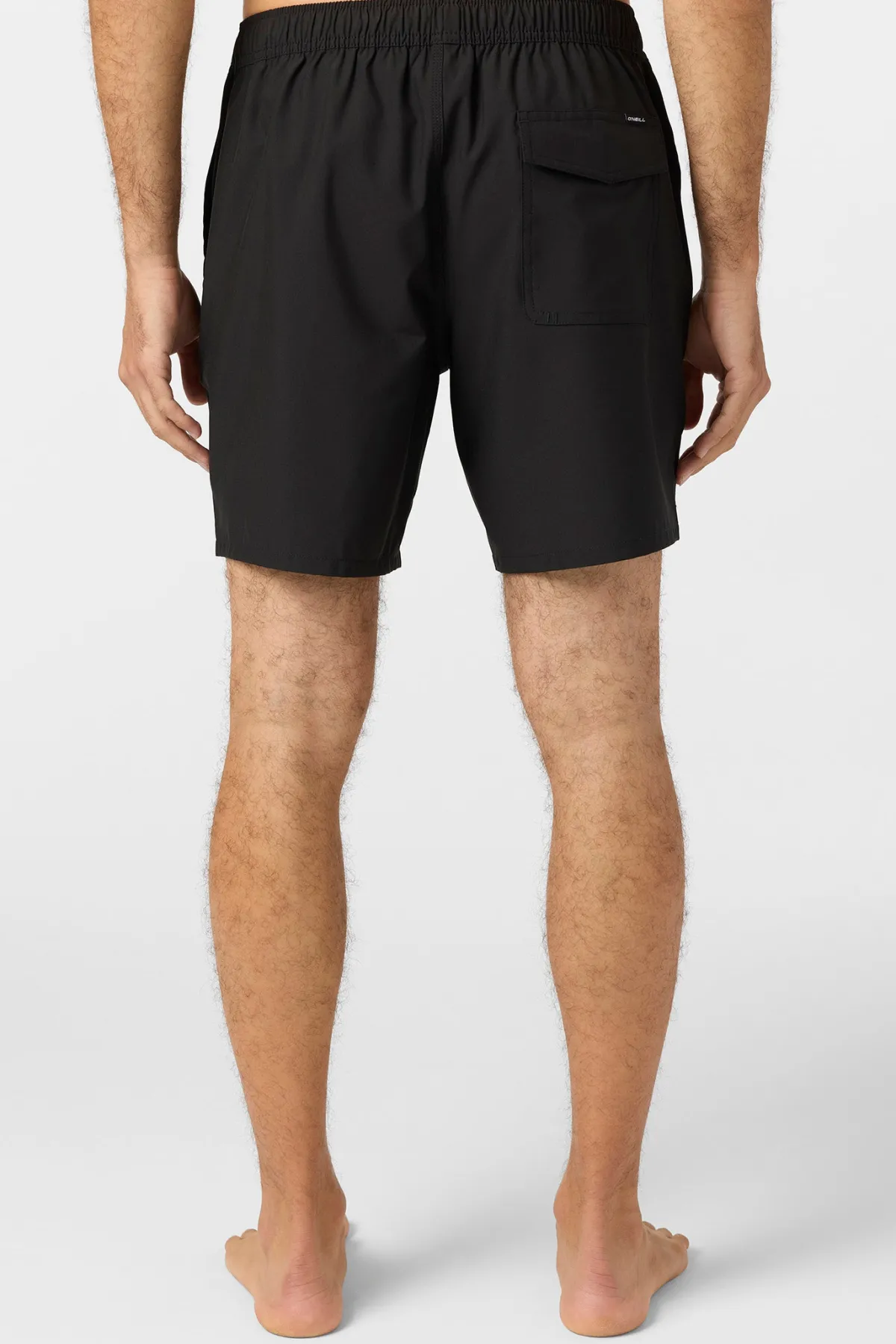 New Arrivals^O'Neill Lennox Hermosa Solid Volley 17" Swim Trunks black