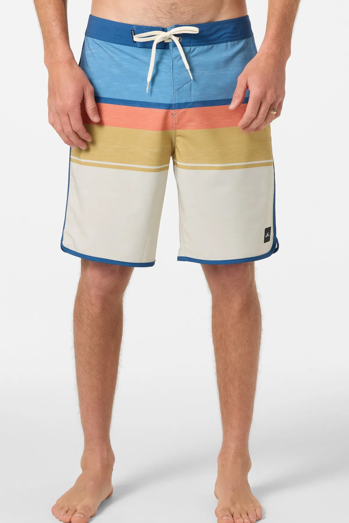 New Arrivals^O'Neill Lennox Scallop 19" Boardshorts lt khaki