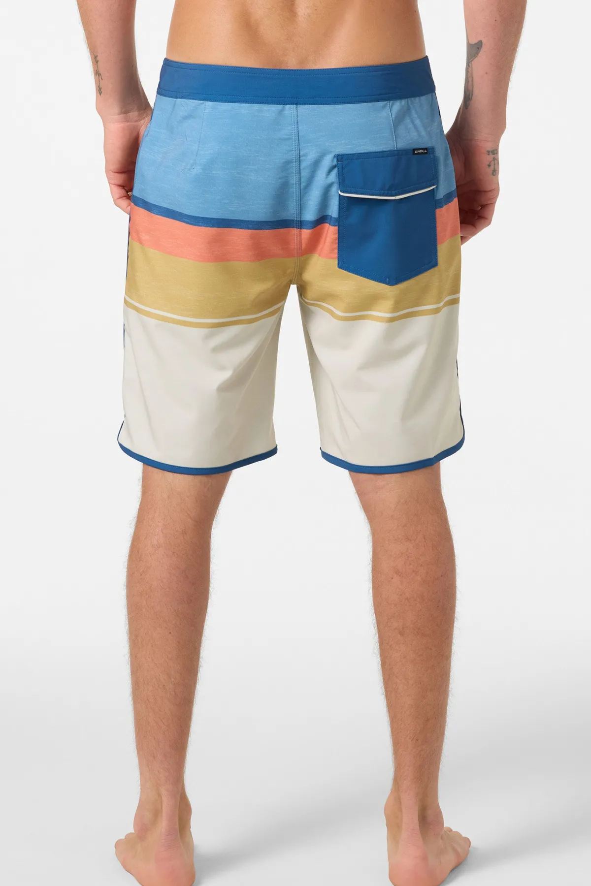 New Arrivals^O'Neill Lennox Scallop 19" Boardshorts lt khaki
