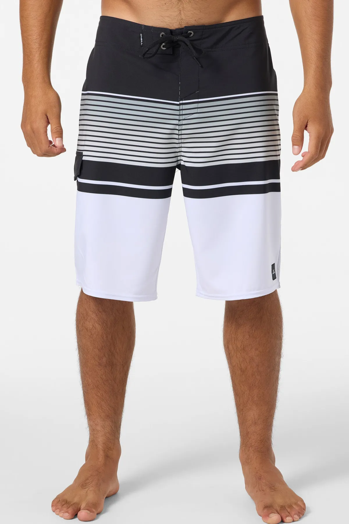 Best Sellers|New Arrivals^O'Neill Lennox Stripe 21" Boardshorts white