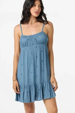 Dresses^O'Neill Leyton Emb Short Dress - | provincial blue