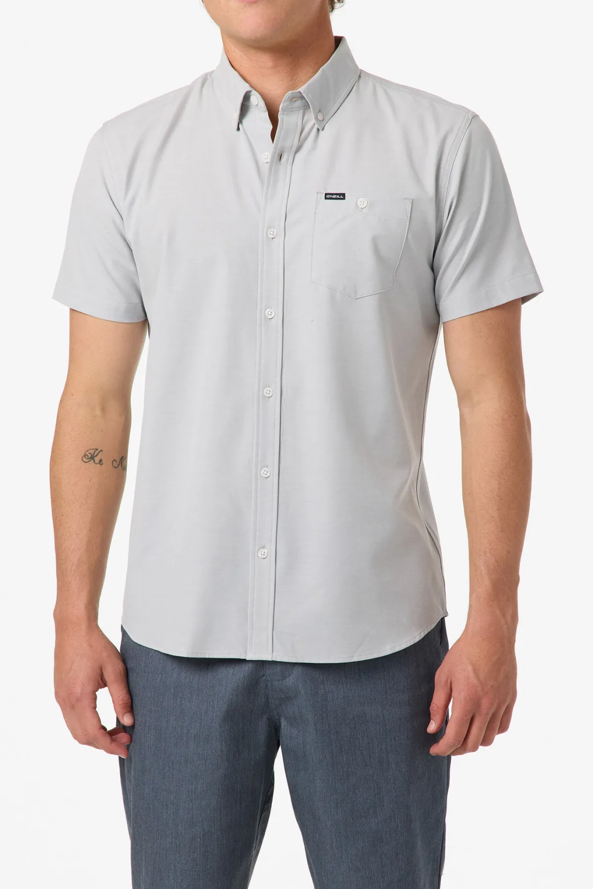 New Arrivals|Shirts & Flannels^O'Neill Light Check Standard Shirt Standard Fit Shirt - | high-rise