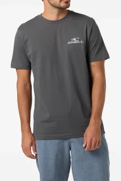 New Arrivals^O'Neill Lineup Classic Tee dark shadow
