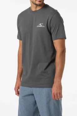 Tees & Tanks^O'Neill Lineup Classic Tee Standard Fit Tee - | dark shadow