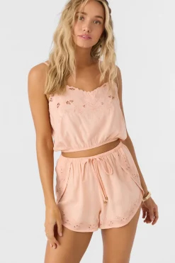 Bottoms^O'Neill Lisbon Beach Shorts - | coral pink