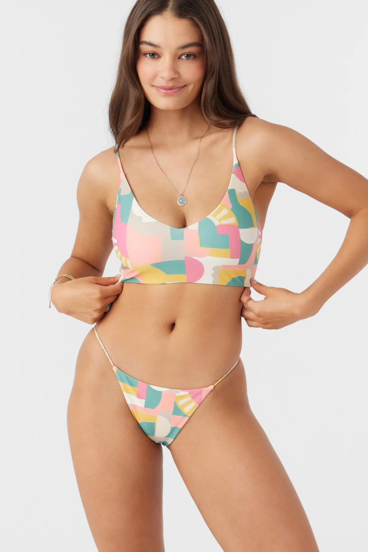 Bikini Tops^O'Neill Lisbon Geo Middles Active Top - | multi clr