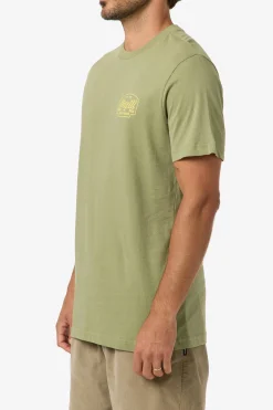 New Arrivals|Tees & Tanks^O'Neill Locksmith Classic Tee Standard Fit Tee - | oil green
