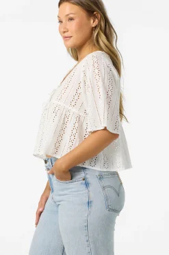 New Arrivals|Tops^O'Neill Loni Eyelet Top - | white