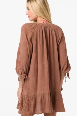 New Arrivals|Swim Cover-Ups^O'Neill Lou Mini Cover-Up Dress - | carob brown