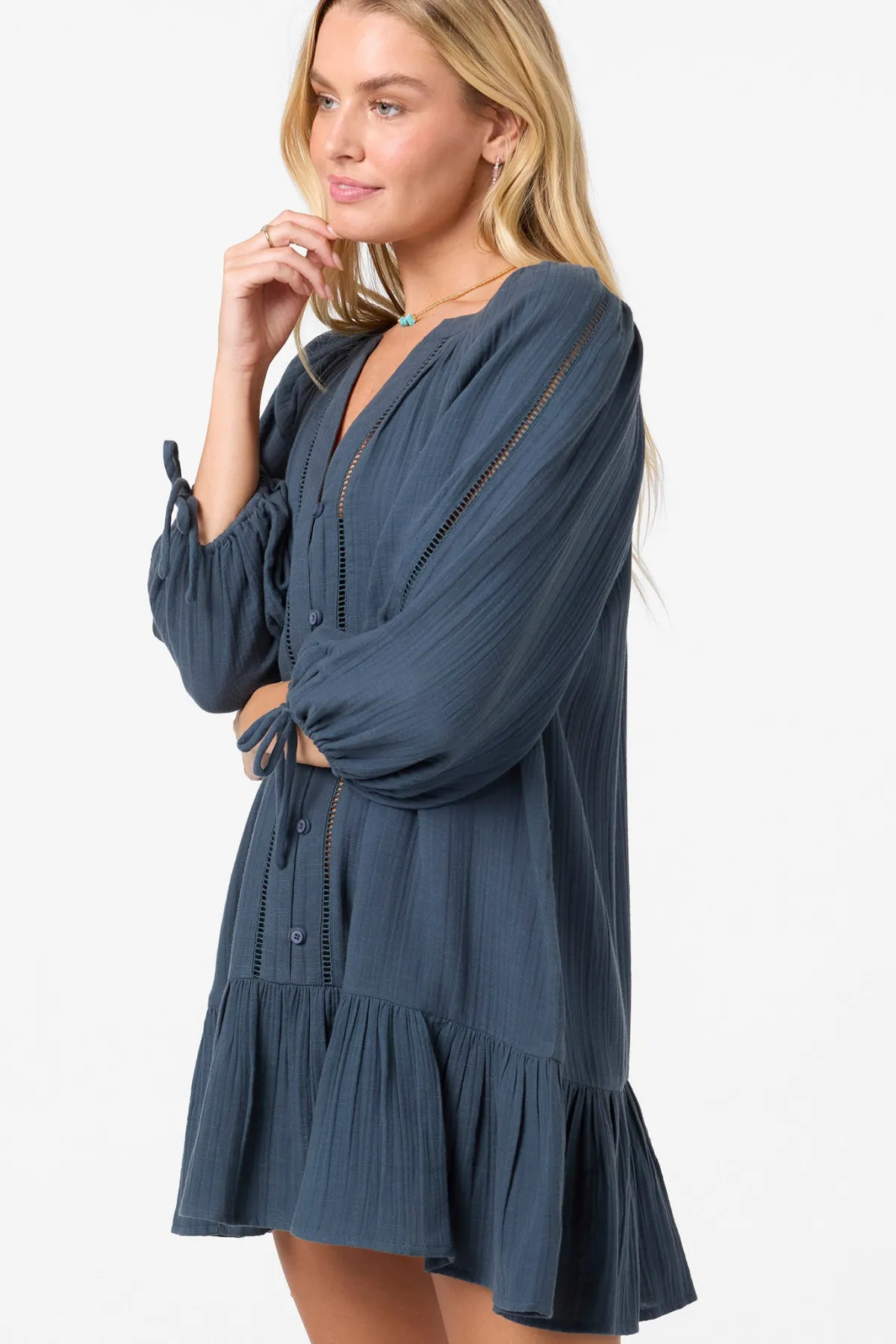 New Arrivals|Swim Cover-Ups^O'Neill Lou Mini Cover-Up Dress - | slate