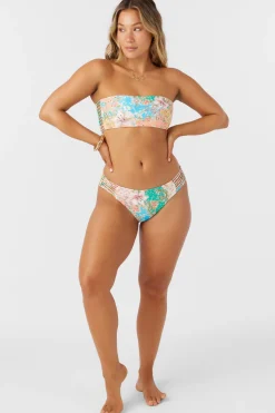 Bikini Tops^O'Neill Lua Floral Bells Bandeau Top - | multi clr