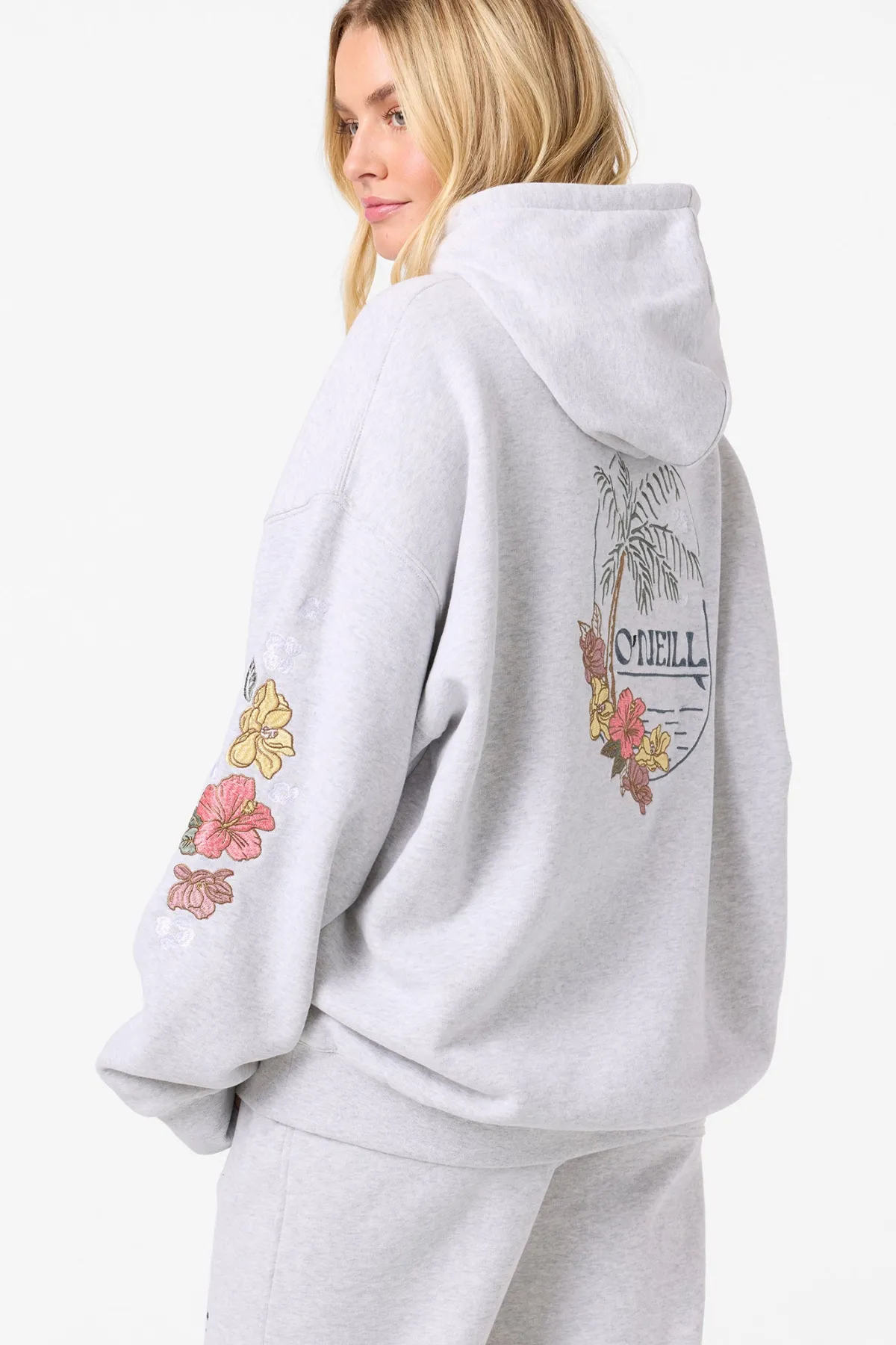 Sweaters, Hoodies & Fleece|New Arrivals^O'Neill Lush Oversized Hoodie heather grey