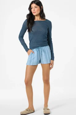 New Arrivals|Tops^O'Neill Marliz Lace Top Long Sleeve Top - | slate