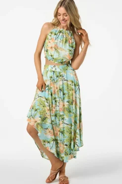 Bottoms^O'Neill Marnie Tropical Maxi Skirts - | nile blue