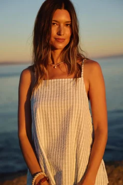 Tops^O'Neill Martina Plaid Tank winter white