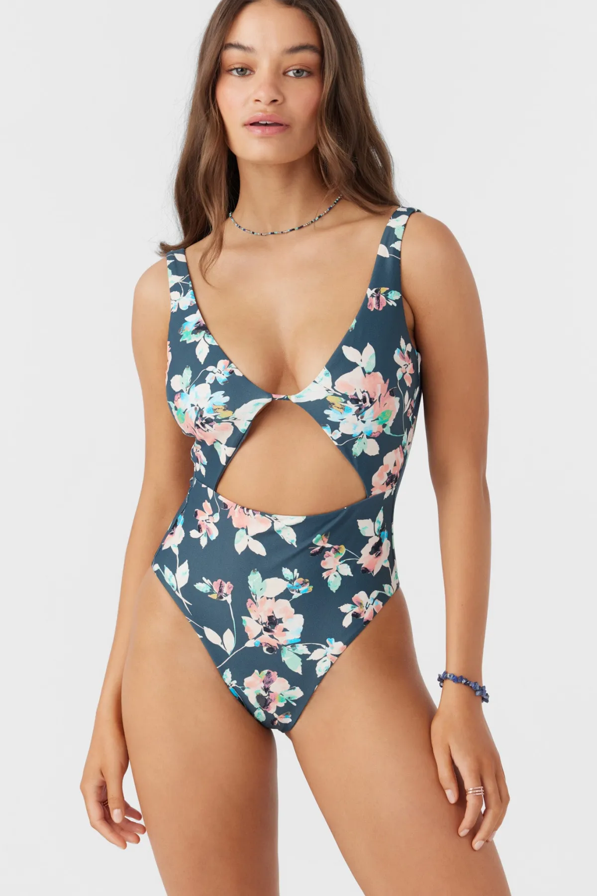One-Pieces^O'Neill Melody Floral Morro Bay One-Piece - | slate