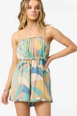 Jumpsuits & Rompers^O'Neill Micah Butterfly Romper desert sage