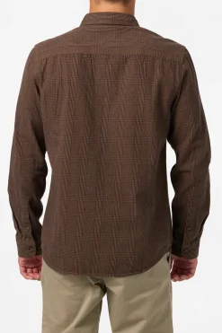 Shirts & Flannels^O'Neill Midland Flannel Standard Fit Long Sleeve Shirt - | dark khaki