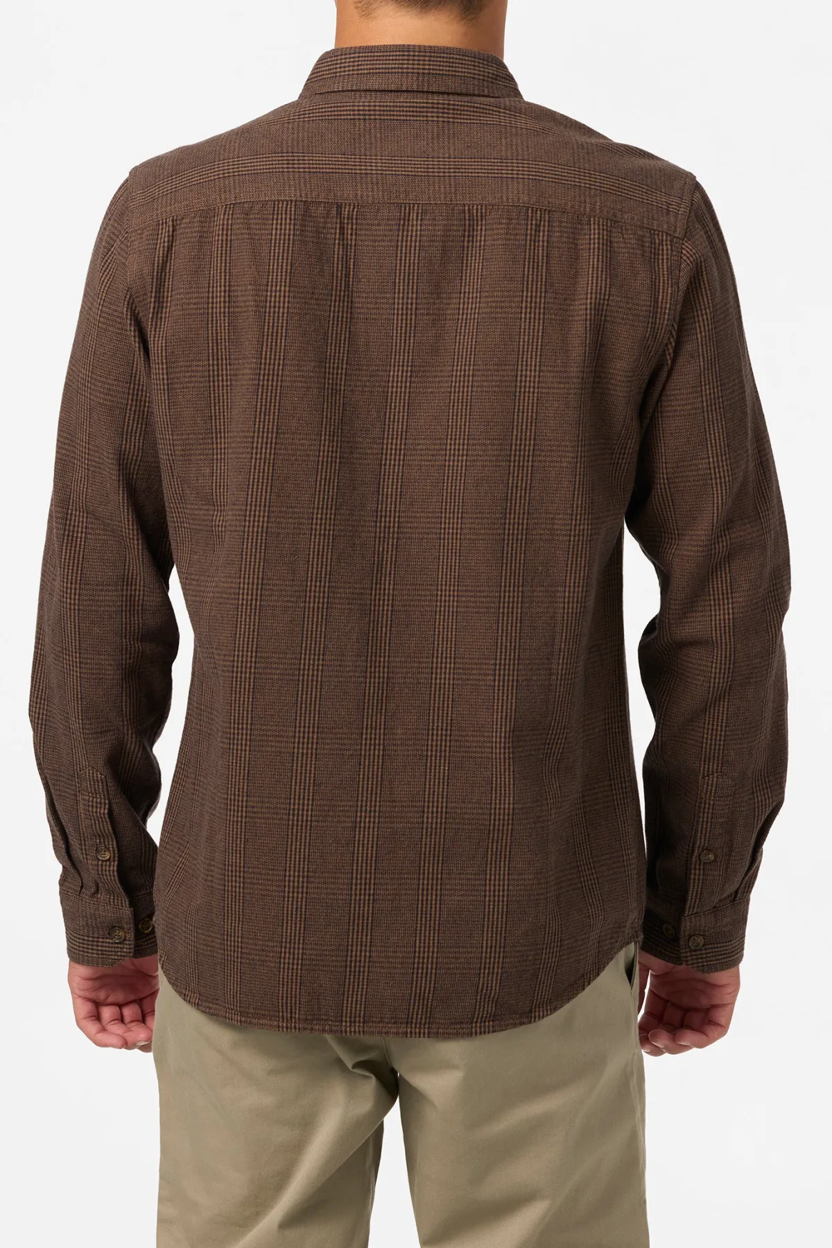 Shirts & Flannels^O'Neill Midland Flannel Standard Fit Long Sleeve Shirt - | dark khaki