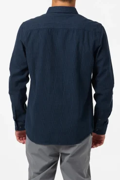 Shirts & Flannels^O'Neill Midland Flannel Standard Fit Long Sleeve Shirt - | midnight navy