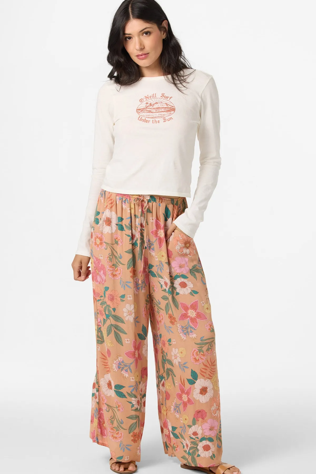 Bottoms^O'Neill Milah Camilla Beach Pants - | cork