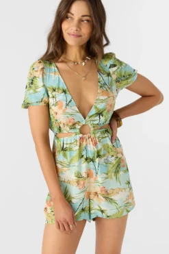 Jumpsuits & Rompers^O'Neill Morena Romper - | nile blue
