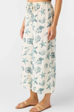 Bottoms^O'Neill Murrie Seashells Beach Pants - | winter white