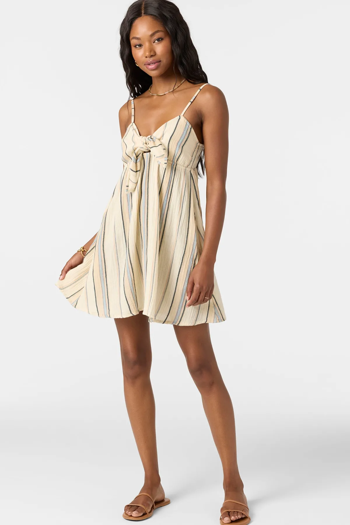 Dresses^O'Neill Natalya Stripe Short Dress - | tapioca