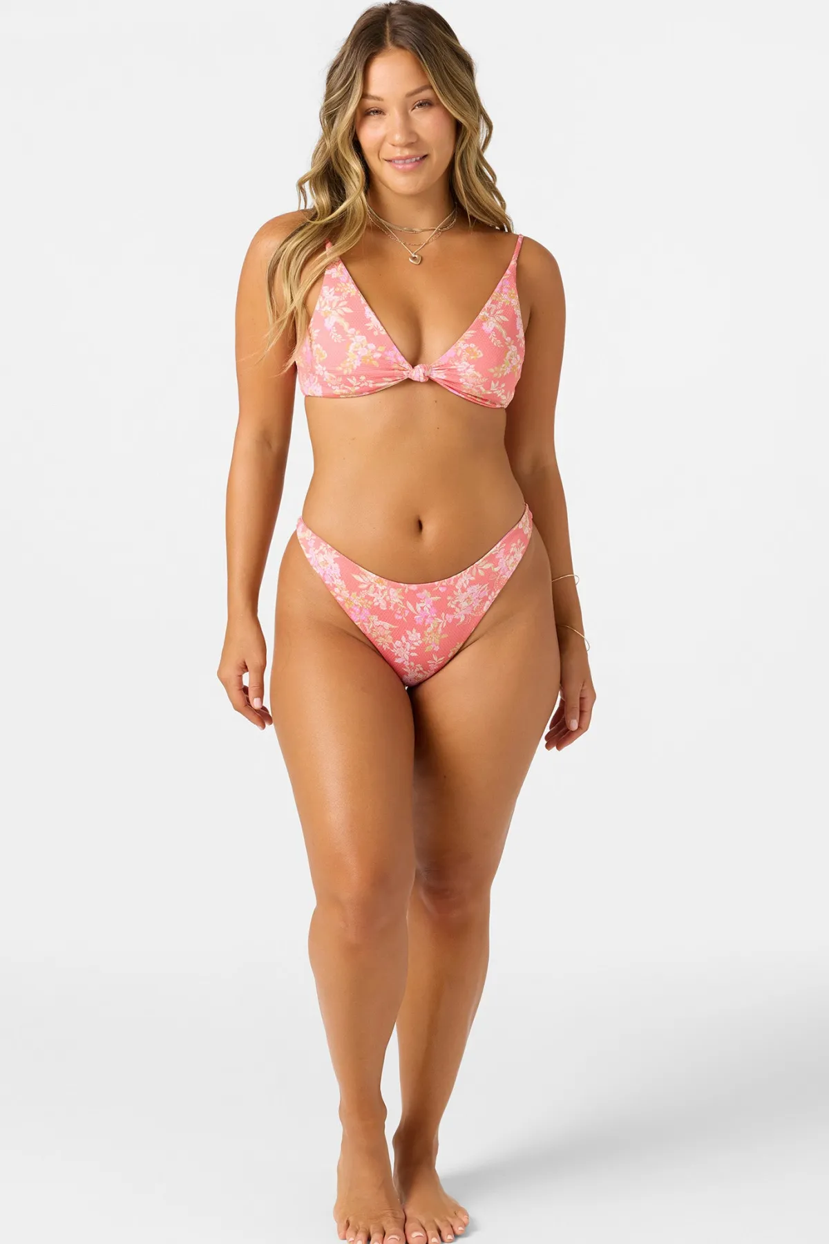 Bikini Bottoms^O'Neill Nayomi Floral Flamenco Cheeky Bottoms - | porcelain rose