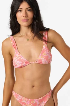 Bikini Tops^O'Neill Nayomi Floral Menorca Triangle Top - | porcelain rose