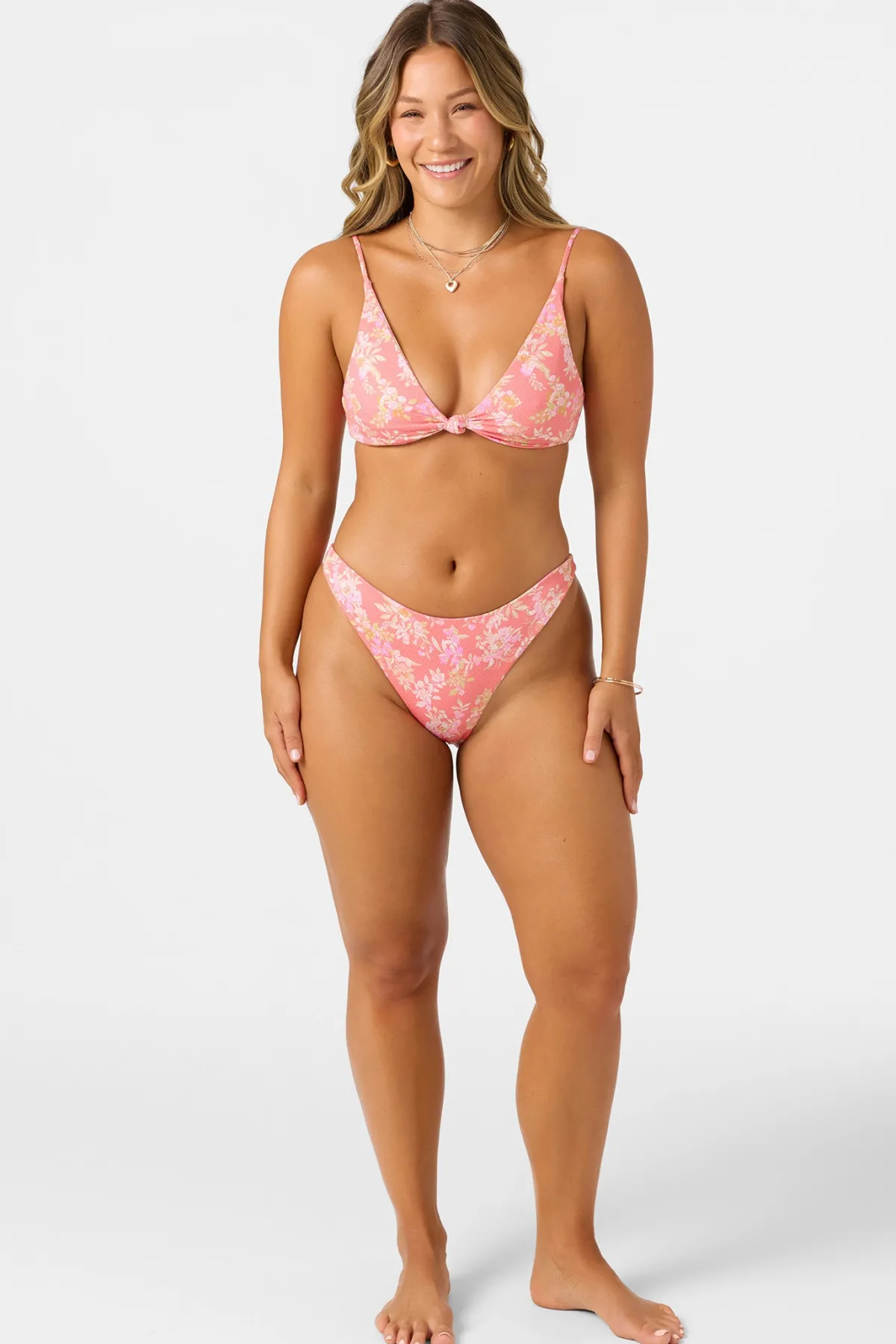 Bikini Tops^O'Neill Nayomi Floral Pismo Bralette Top - | porcelain rose