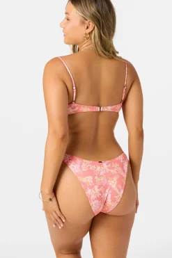 Bikini Tops^O'Neill Nayomi Floral Pismo Bralette Top - | porcelain rose