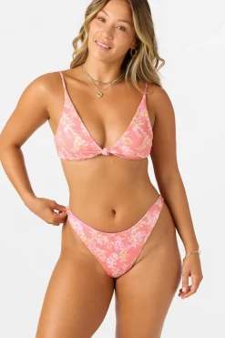 Bikini Tops^O'Neill Nayomi Floral Pismo Bralette Top - | porcelain rose