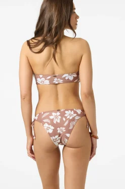 Bikini Bottoms^O'Neill Nomad Floral Crestview Cheeky Bottoms - | carob brown