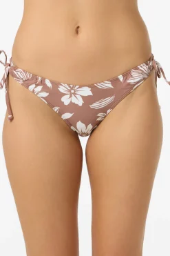 Swim New Arrivals|New Arrivals^O'Neill Nomad Floral Crestview Cheeky Bottoms carob brown