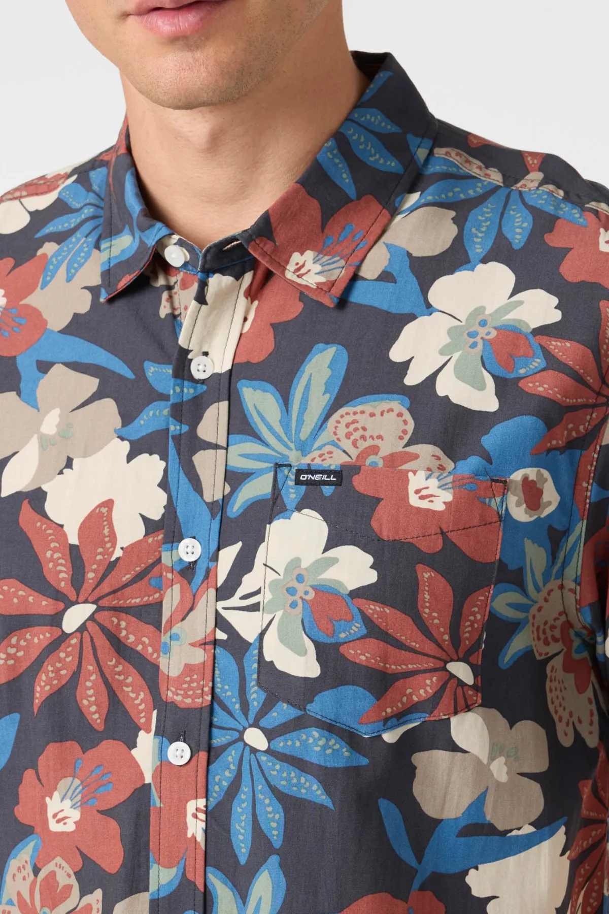 Shirts & Flannels^O'Neill Oasis Eco Standard Standard Fit Shirt - | graphite