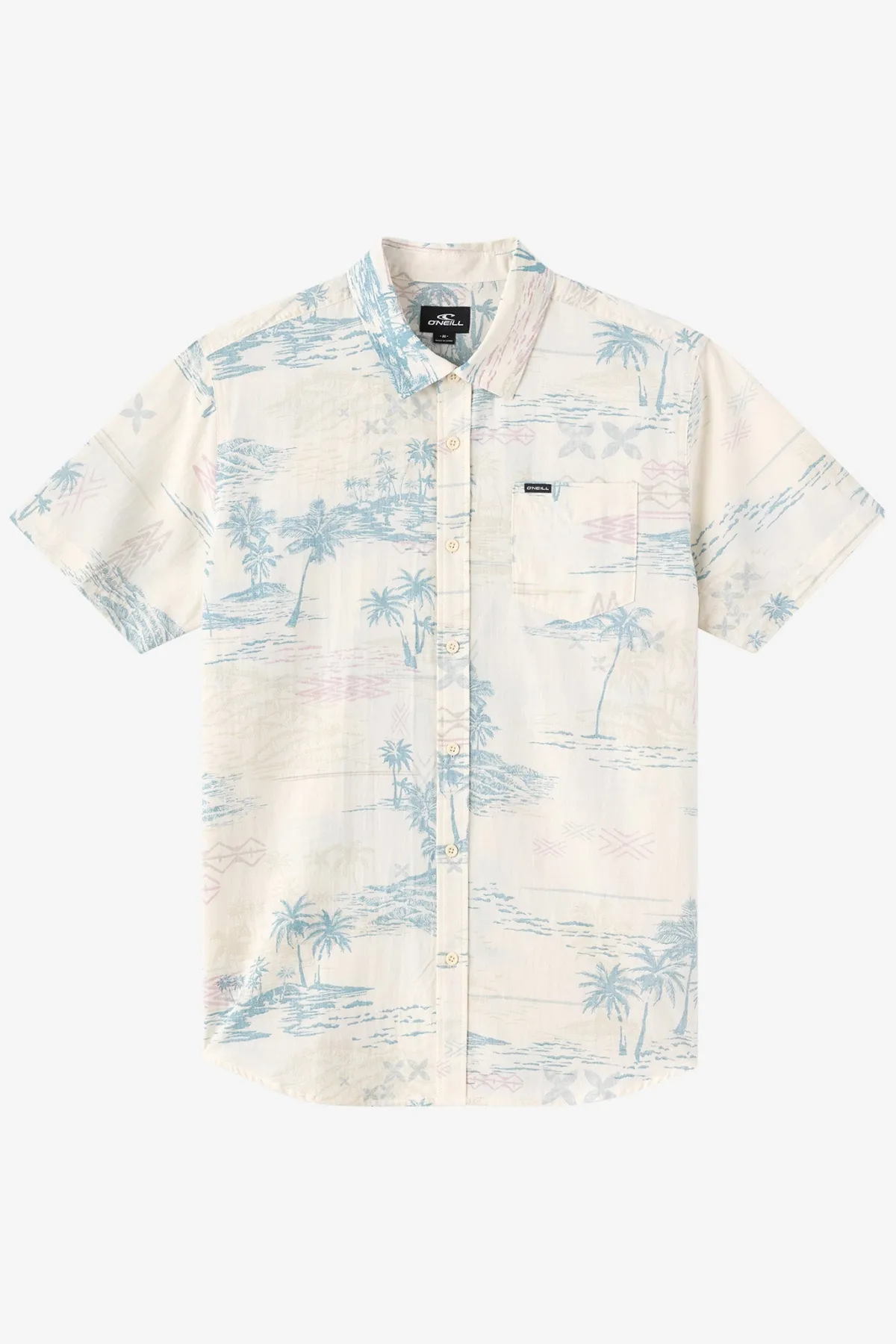 Best Sellers|Shirts & Flannels^O'Neill Oasis Standard Woven Shirt Standard Fit Shirt - | cream
