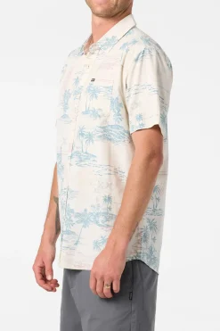 Best Sellers|Shirts & Flannels^O'Neill Oasis Standard Woven Shirt Standard Fit Shirt - | cream
