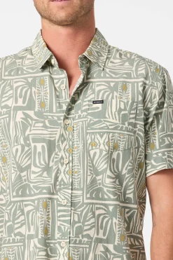 Shirts & Flannels^O'Neill Oasis Standard Woven Shirt Standard Fit Shirt - | sage