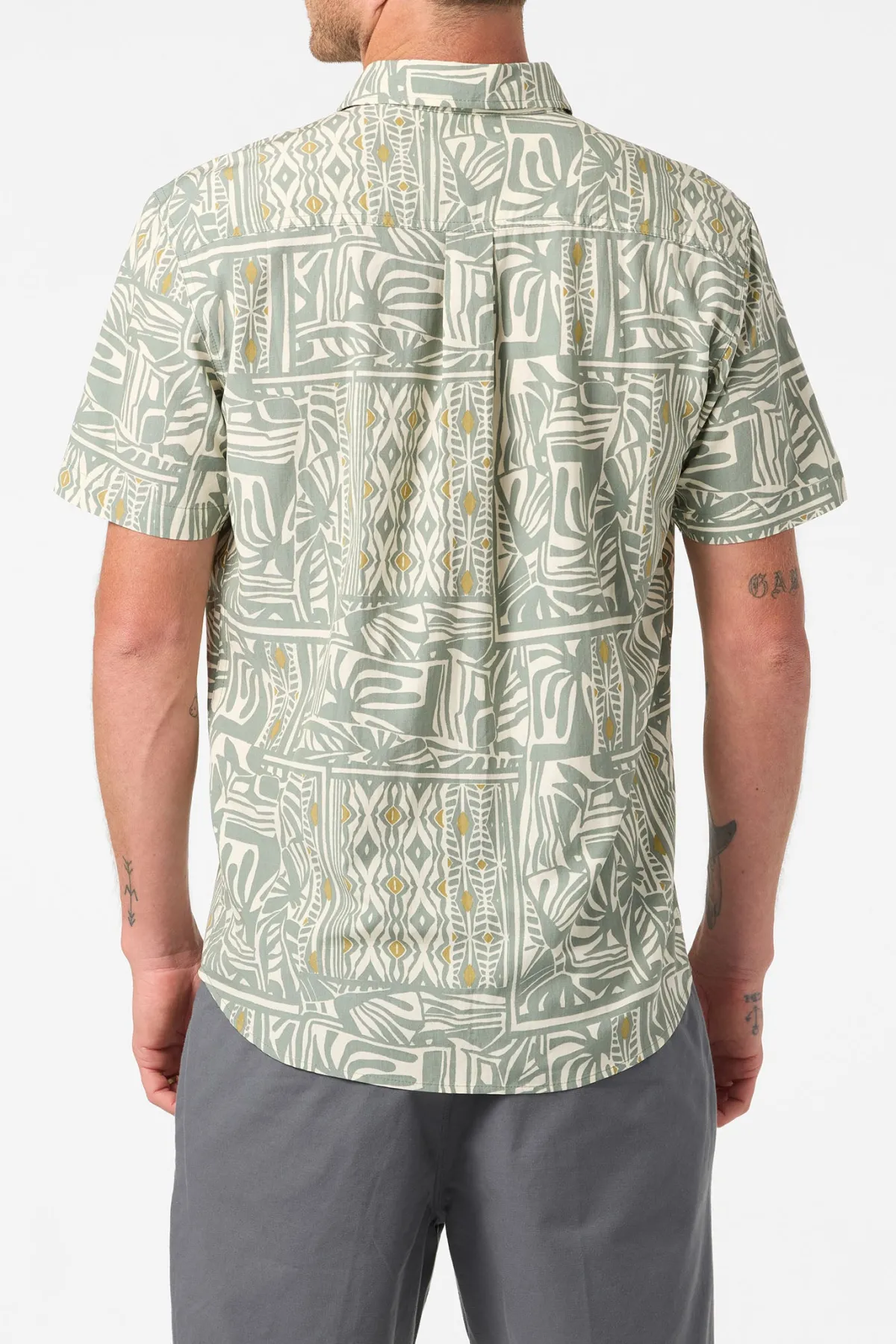 Shirts & Flannels^O'Neill Oasis Standard Woven Shirt Standard Fit Shirt - | sage