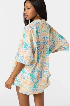 Swim Cover-Ups^O'Neill Olivia Bahia Cover-Up Shirt - | multi clr