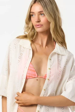 Swim Cover-Ups^O'Neill Olivia Shirt - | white